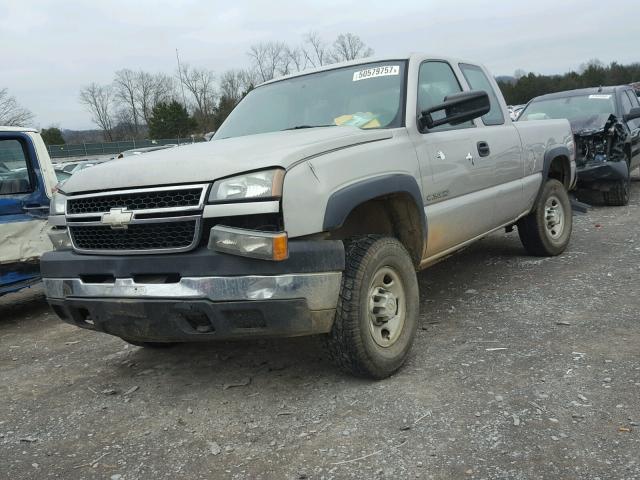 1GCHK29U97E171552 - 2007 CHEVROLET SILVERADO BURGUNDY photo 2