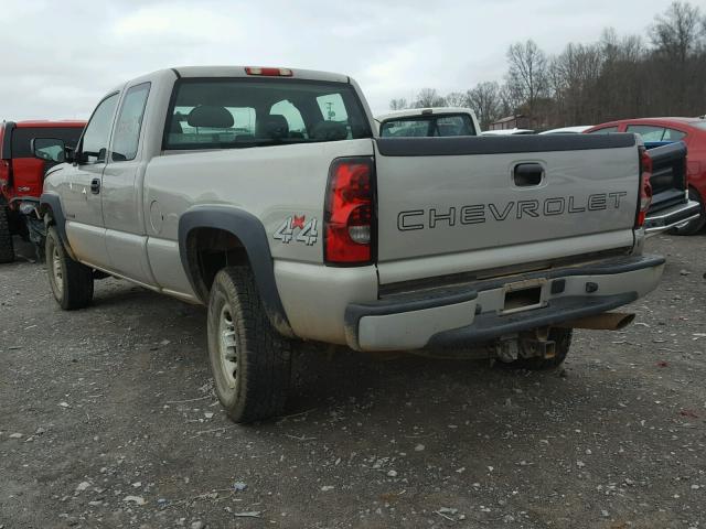 1GCHK29U97E171552 - 2007 CHEVROLET SILVERADO BURGUNDY photo 3