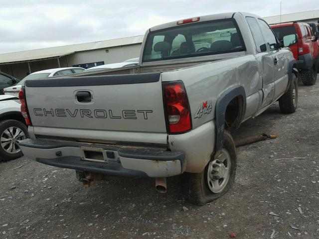 1GCHK29U97E171552 - 2007 CHEVROLET SILVERADO BURGUNDY photo 4