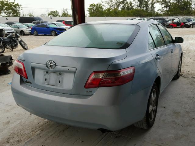 4T1BE46K97U542089 - 2007 TOYOTA CAMRY NEW BLUE photo 4