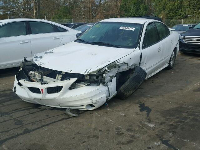 1G2NF52E84M541097 - 2004 PONTIAC GRAND AM S WHITE photo 2