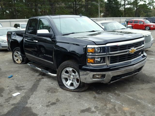 1GCVKSEC5EZ114819 - 2014 CHEVROLET SILVERADO BLACK photo 1