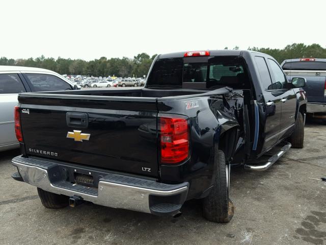 1GCVKSEC5EZ114819 - 2014 CHEVROLET SILVERADO BLACK photo 4