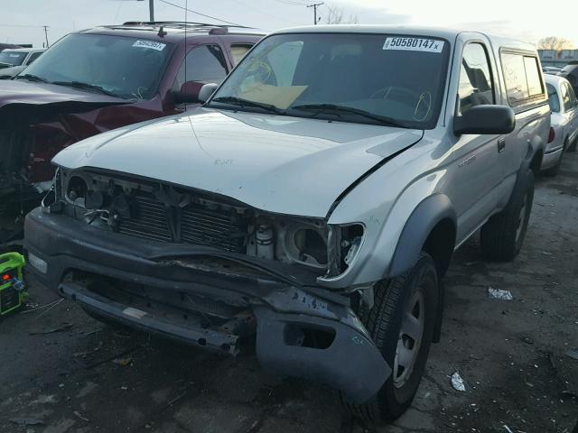 5TEPM62N34Z453470 - 2004 TOYOTA TACOMA SILVER photo 2