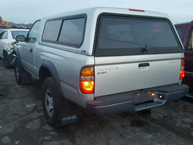 5TEPM62N34Z453470 - 2004 TOYOTA TACOMA SILVER photo 3