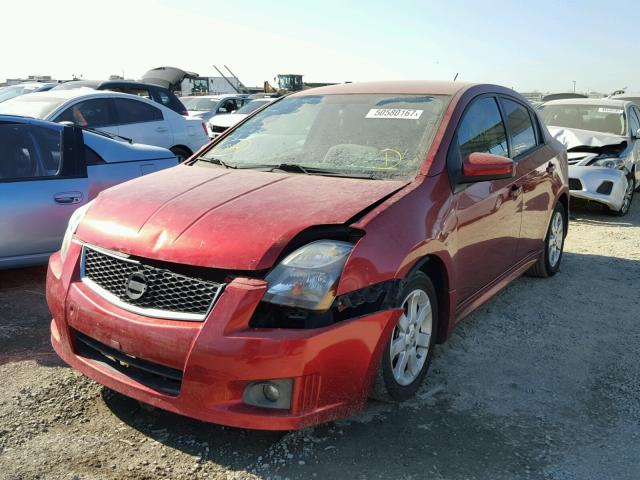 3N1AB6AP7BL626148 - 2011 NISSAN SENTRA 2.0 RED photo 2