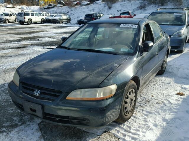 1HGCF86671A055807 - 2001 HONDA ACCORD VAL GREEN photo 2