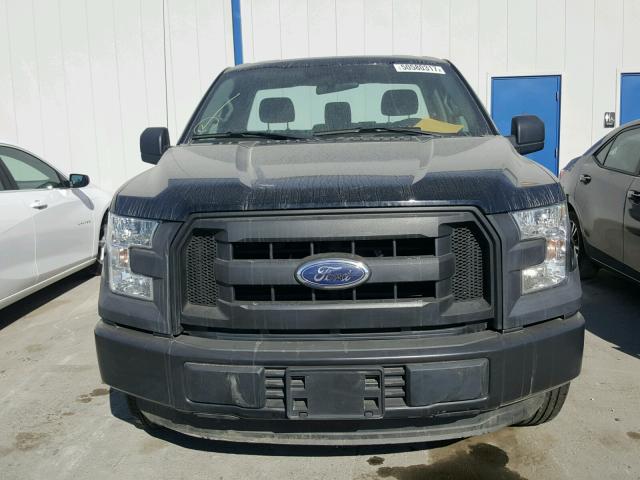 1FTMF1C82GKD97037 - 2016 FORD F150 BLACK photo 9