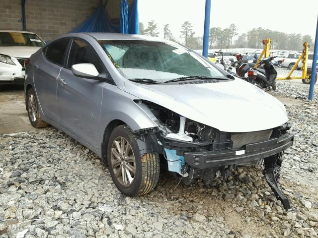 5NPDH4AE5FH606658 - 2015 HYUNDAI ELANTRA SE SILVER photo 1