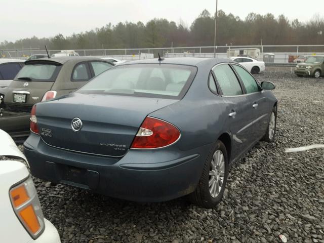 2G4WE587871100965 - 2007 BUICK LACROSSE C BLUE photo 4