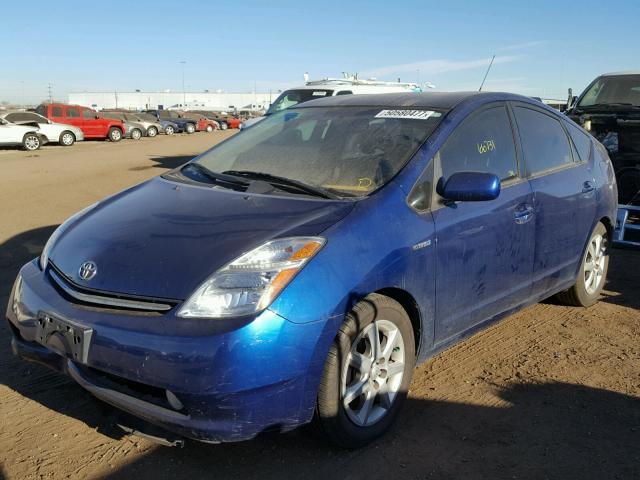 JTDKB20U987763980 - 2008 TOYOTA PRIUS BLUE photo 2