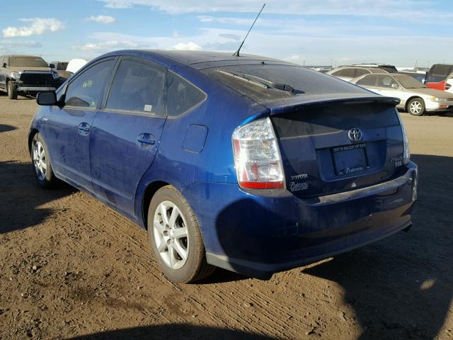 JTDKB20U987763980 - 2008 TOYOTA PRIUS BLUE photo 3