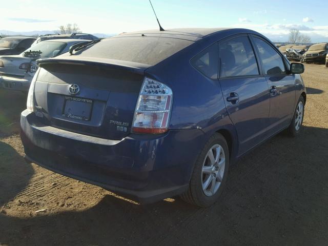 JTDKB20U987763980 - 2008 TOYOTA PRIUS BLUE photo 4