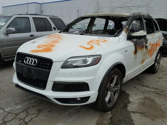 WA1DGAFE0ED004193 - 2014 AUDI Q7 PRESTIG WHITE photo 2