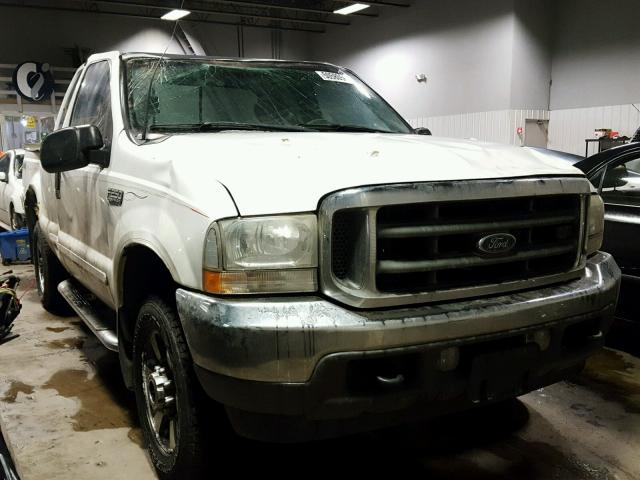 1FTNX21S42EB00928 - 2002 FORD F250 SUPER WHITE photo 1