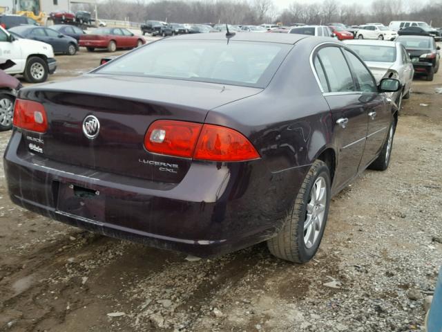 1G4HD57258U101739 - 2008 BUICK LUCERNE CX PURPLE photo 4