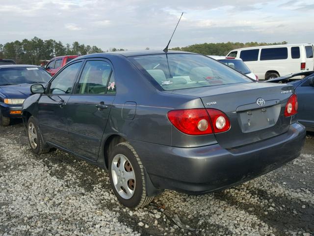 2T1BR32E17C818488 - 2007 TOYOTA COROLLA CE GRAY photo 3