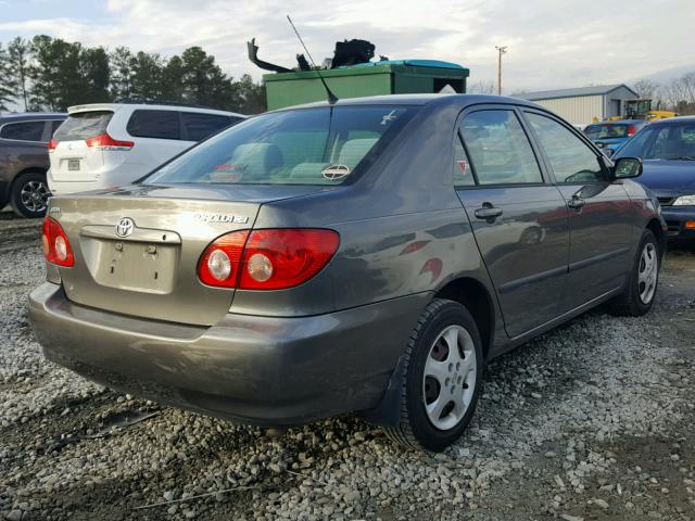 2T1BR32E17C818488 - 2007 TOYOTA COROLLA CE GRAY photo 4