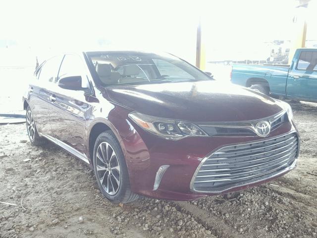 4T1BK1EB1GU203450 - 2016 TOYOTA AVALON XLE BURGUNDY photo 1