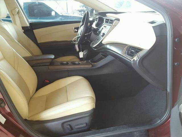 4T1BK1EB1GU203450 - 2016 TOYOTA AVALON XLE BURGUNDY photo 5