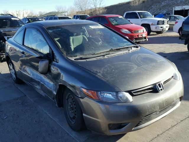 2HGFG126X8H554989 - 2008 HONDA CIVIC LX GRAY photo 1