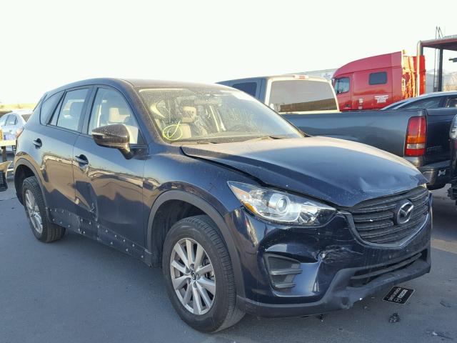 JM3KE2BY5G0640117 - 2016 MAZDA CX-5 SPORT BLUE photo 1