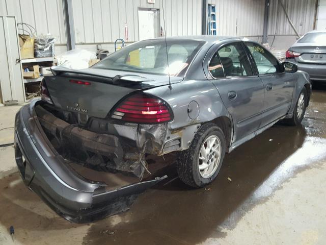 1G2NE52F84M679816 - 2004 PONTIAC GRAND AM S ნაცრისფერი ფოტო 4