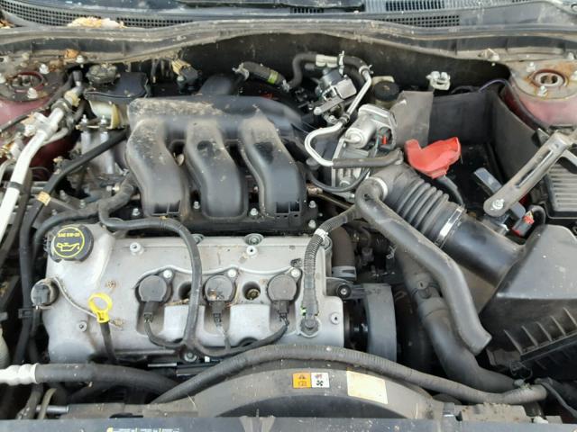 3FAHP071X6R225330 - 2006 FORD FUSION SE BURGUNDY photo 7