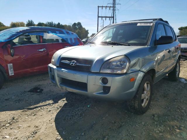 KM8JM12B76U413169 - 2006 HYUNDAI TUCSON GL GRAY photo 2