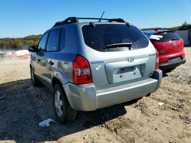 KM8JM12B76U413169 - 2006 HYUNDAI TUCSON GL GRAY photo 3