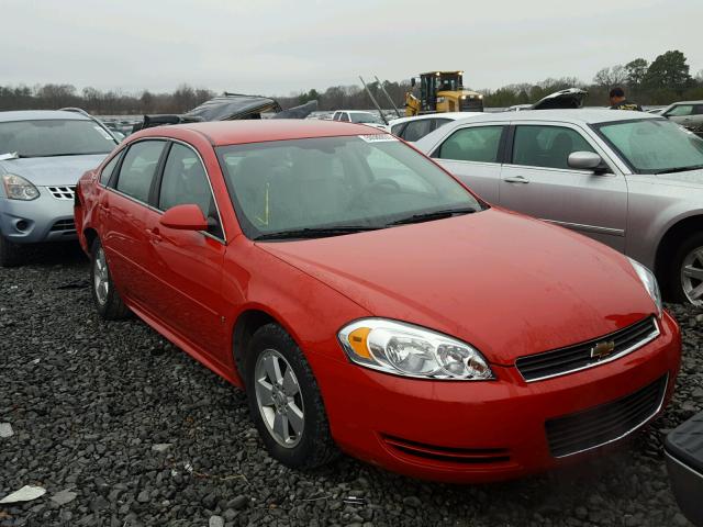 2G1WT57NX91317231 - 2009 CHEVROLET IMPALA 1LT RED photo 1