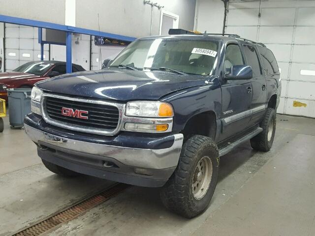 1GKFK16ZX6J111761 - 2006 GMC YUKON XL K BLUE photo 2