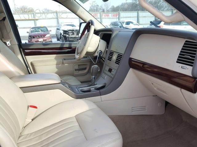 5LMEU88H84ZJ29844 - 2004 LINCOLN AVIATOR TAN photo 5