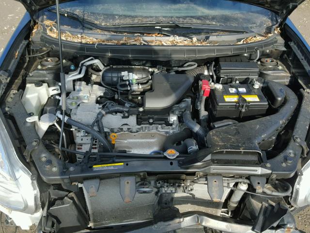 JN8AS5MV7DW655748 - 2013 NISSAN ROGUE S BLACK photo 7