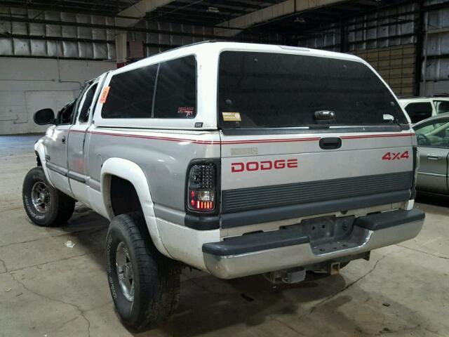 1B7KF23D5WJ161934 - 1998 DODGE RAM 2500 TWO TONE photo 3