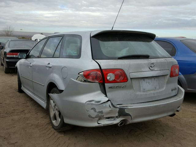 1YVFP82D945N57173 - 2004 MAZDA 6 S SILVER photo 3