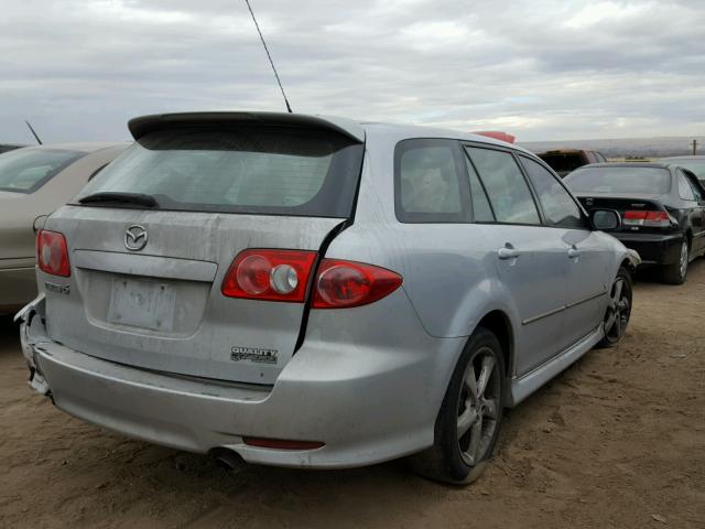 1YVFP82D945N57173 - 2004 MAZDA 6 S SILVER photo 4