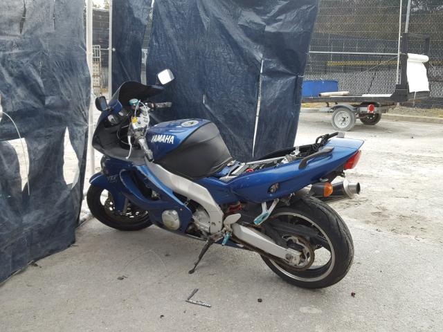 JYA5AHE06YA018580 - 2000 YAMAHA YZF600 R BLUE photo 3