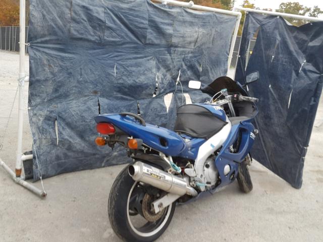 JYA5AHE06YA018580 - 2000 YAMAHA YZF600 R BLUE photo 4