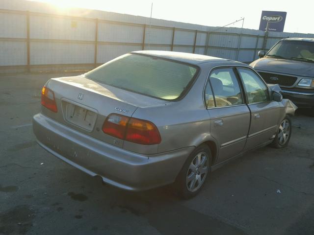 1HGEJ8640YL055345 - 2000 HONDA CIVIC EX GRAY photo 4