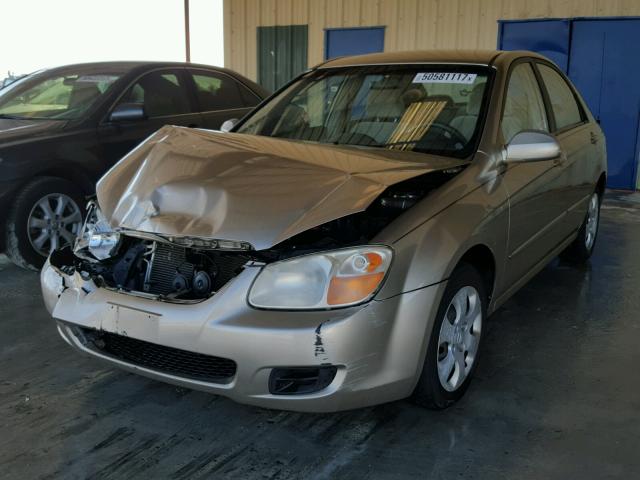 KNAFE122475449269 - 2007 KIA SPECTRA EX TAN photo 2