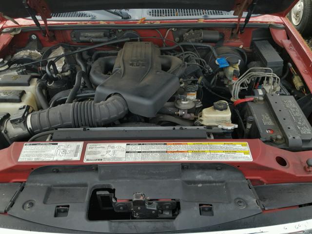 1FMZU32E6WUA16464 - 1998 FORD EXPLORER RED photo 7