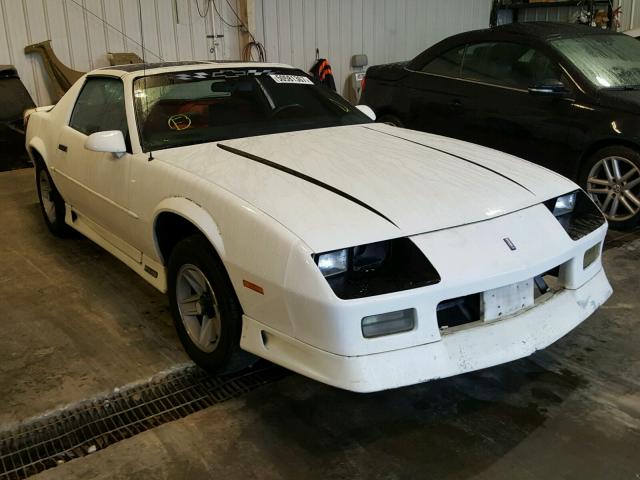 1G1FP23T7ML177259 - 1991 CHEVROLET CAMARO RS WHITE photo 1