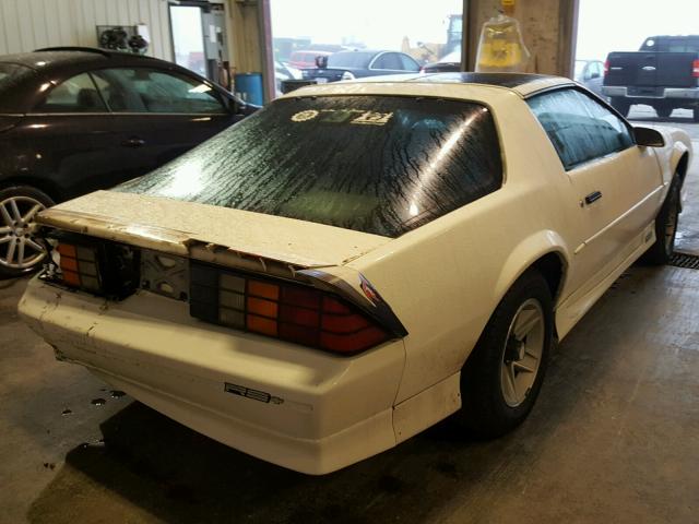 1G1FP23T7ML177259 - 1991 CHEVROLET CAMARO RS WHITE photo 4