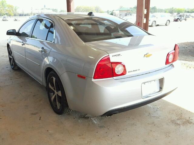 1G1ZC5E09CF266440 - 2012 CHEVROLET MALIBU 1LT SILVER photo 3