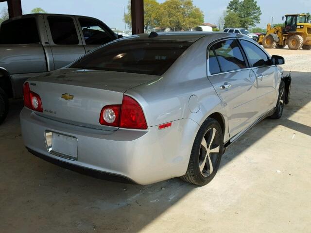 1G1ZC5E09CF266440 - 2012 CHEVROLET MALIBU 1LT SILVER photo 4