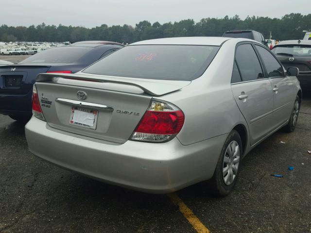 4T1BE32K65U640655 - 2005 TOYOTA CAMRY LE SILVER photo 4