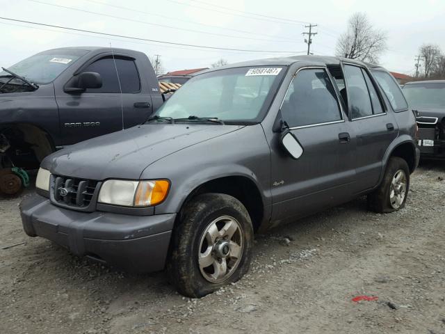 KNDJA723115071438 - 2001 KIA SPORTAGE GRAY photo 2