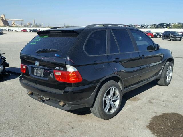 5UXFA13544LU45798 - 2004 BMW X5 3.0I BLACK photo 4