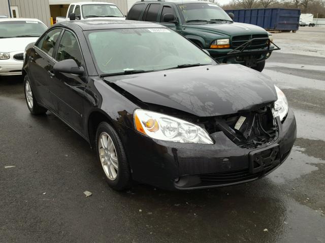 1G2ZG558264105241 - 2006 PONTIAC G6 SE1 BLACK photo 1